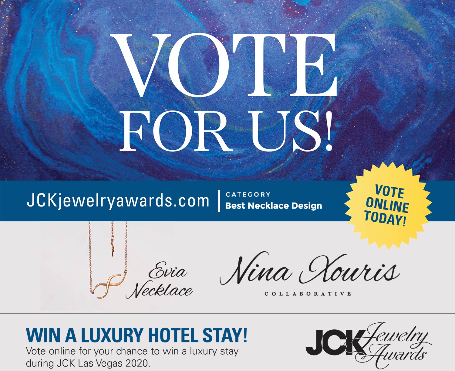 Vote Best Necklace Design JCK Jewelry Awards